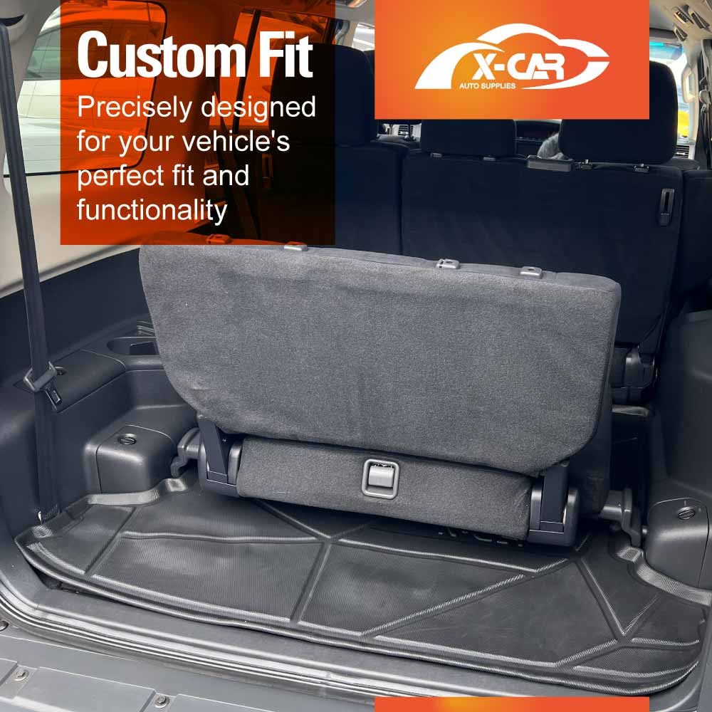 Heavy Duty Cargo Mat Boot Liner for Mitsubishi Pajero 2006-2022 Heavy Duty Cargo Trunk Mat Luggage Tray