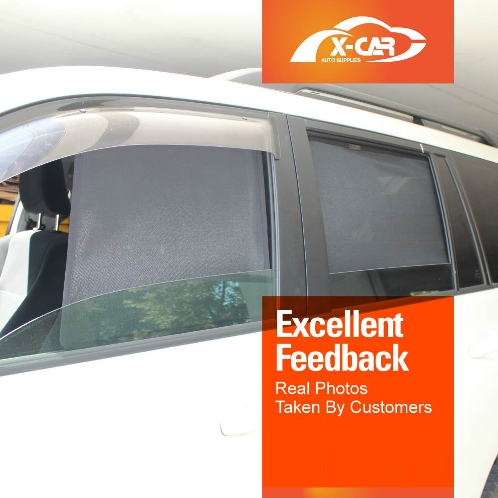 Port Rear Window Sun Shade for Toyota Prado 150 Series 2009-2024 Car Sun Blind Mesh