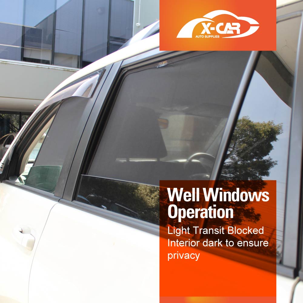 Port Rear Window Sun Shade for Toyota Prado 150 Series 2009-2024 Car Sun Blind Mesh