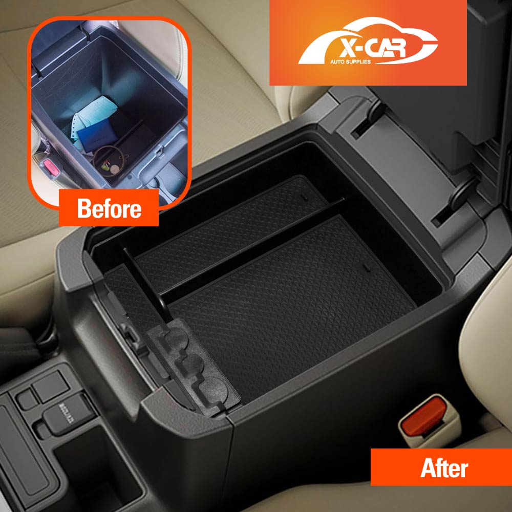 Centre Console Armrest Organizer Tray for Toyota Prado 150 Series 2009-2024 Storage Box Accessories