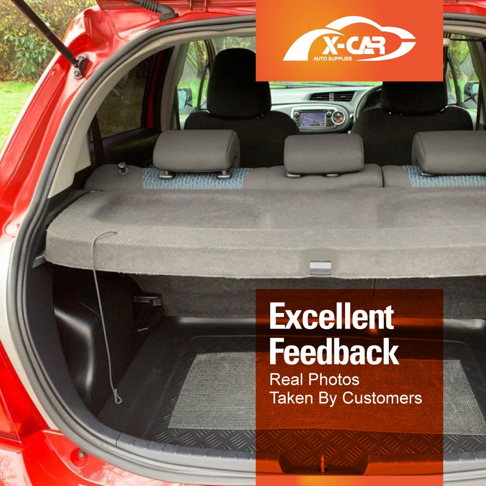 Car Trunk Shade for Toyota Yaris Hatch 2011-2020 Rear Cargo Security Shield Luggage Cover Board Blinder