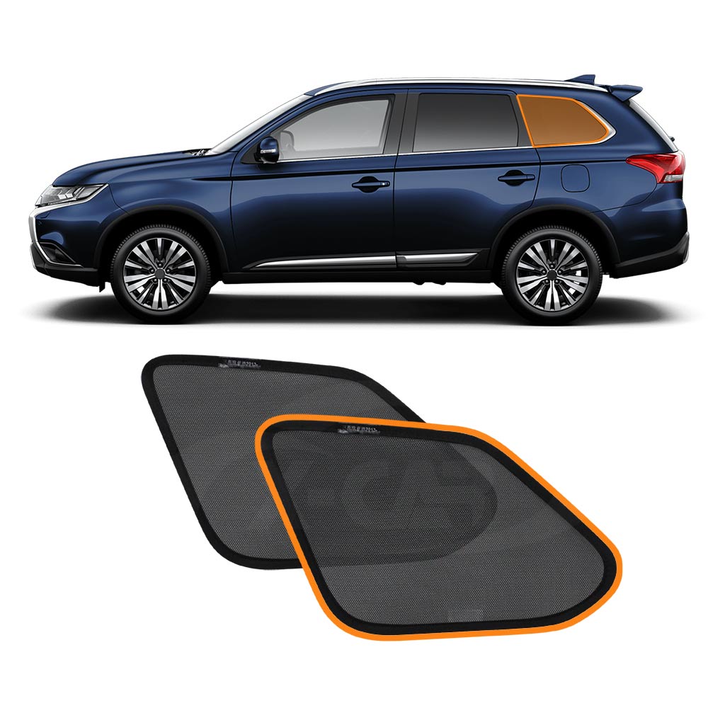Port Window Sun Shade for Mitsubishi Outlander 2012-2021 Car Sun Blind Mesh Third Row Window