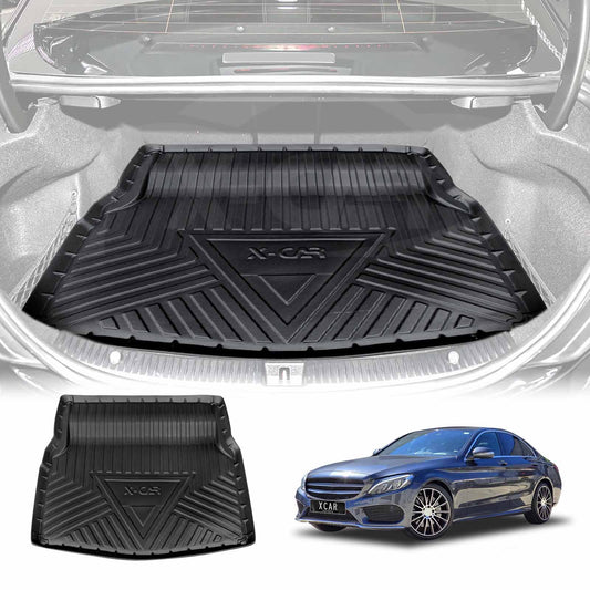 Boot Liner for Mercedes-Benz C-Class Sedan 2014-2022 Heavy Duty Cargo Trunk Mat Luggage Tray