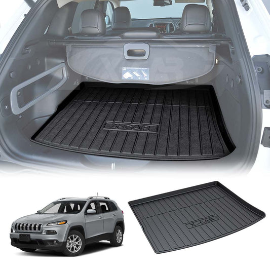Boot Liner for Jeep Cherokee 2014-2022 All Weather Heavy Duty Cargo Trunk Mat Luggage Tray