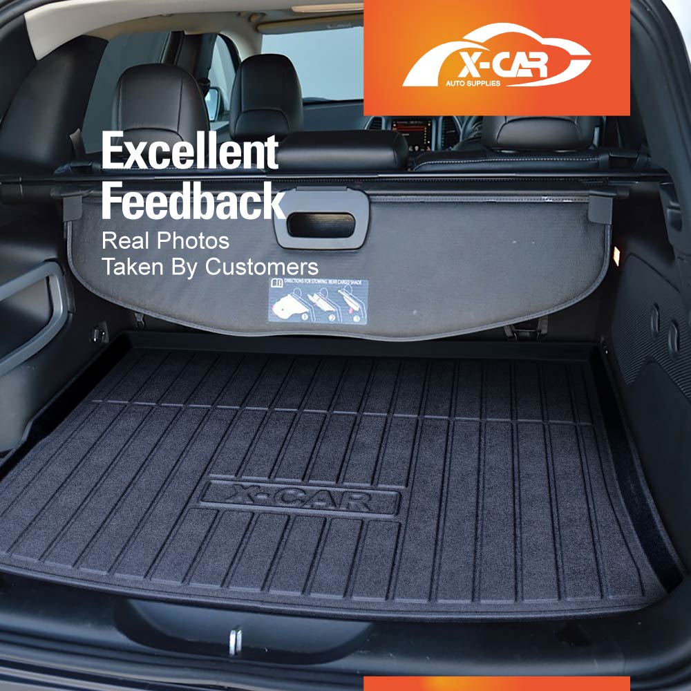 Boot Liner for Jeep Cherokee 2014-2022 All Weather Heavy Duty Cargo Trunk Mat Luggage Tray