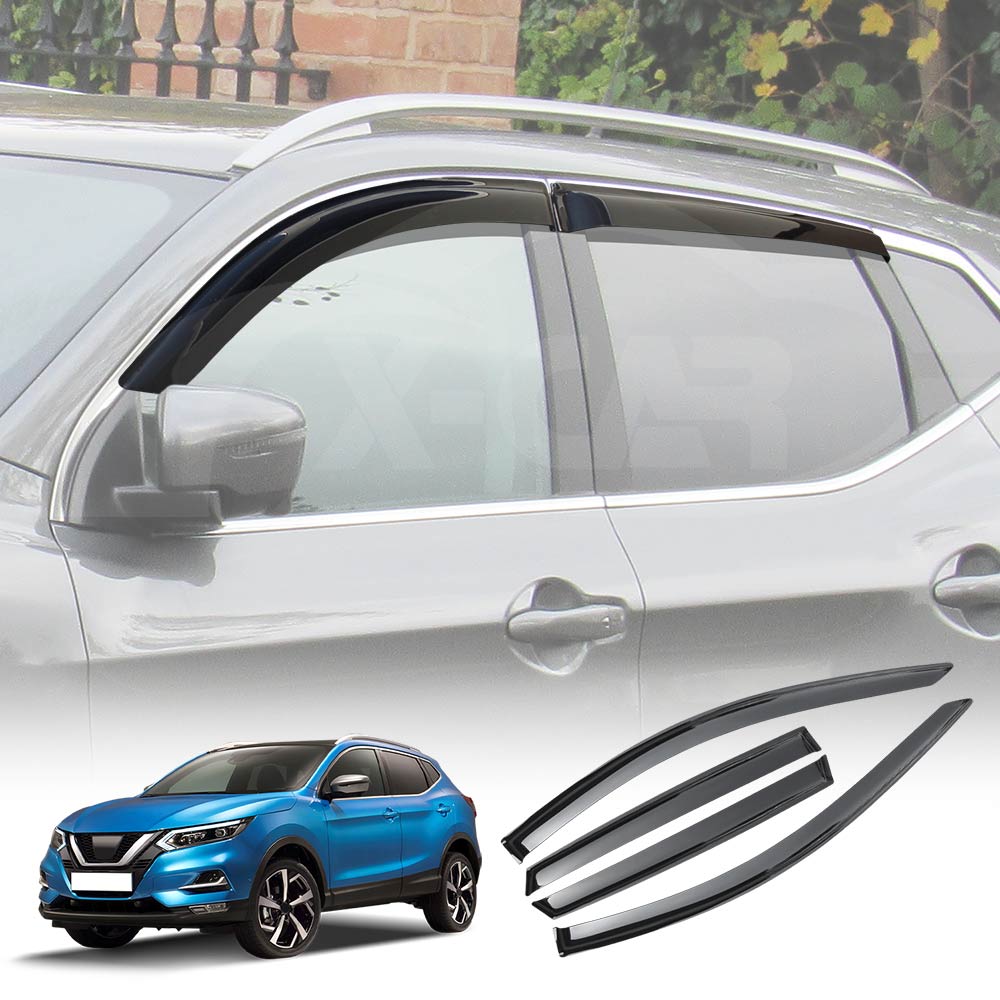 Weathershields for Nissan QASHQAI 2014-2021 Car Weather Shields Wind Deflectors Window Sun Visor