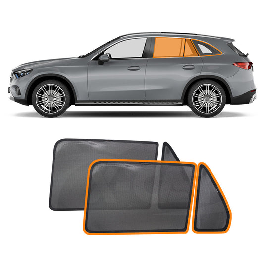 Rear Window Sun Shade for Mercedes-Benz GLC 2015 2016 2017 2018 2019 2020 2021 2022 Car Sun Blind Mesh