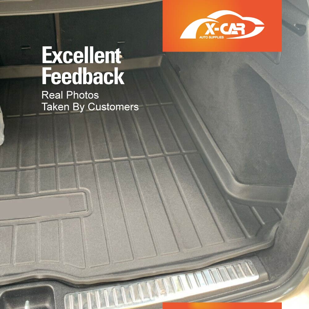 3D All Weather Boot Liner Back Seat Protector Combo for Mercedes-Benz GLC Class 2015-2022 Heavy Duty Car Kick Mats Cover Cargo