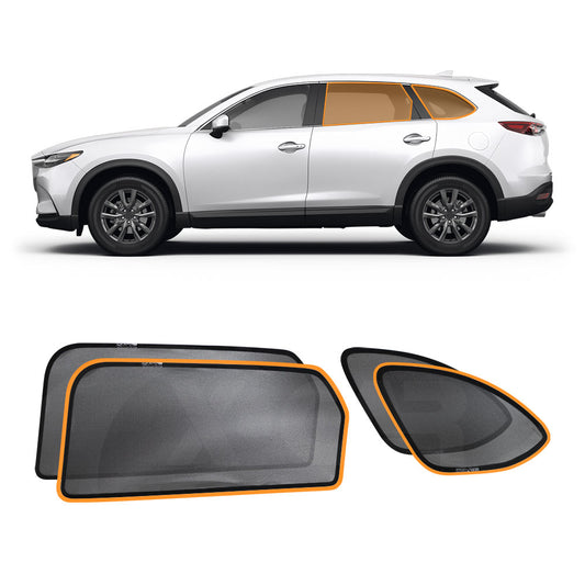 Port Rear Window Sun Shade for Mazda CX-9 CX9 2016-2025 Car Sun Blind Mesh