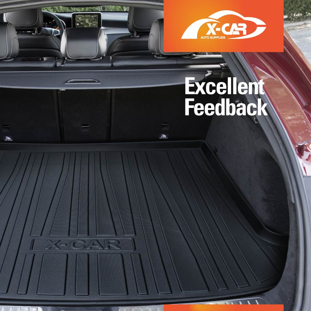 Heavy Duty Cargo Rubber Mat Boot Liner Luggage Tray Fit for Mercedes-Benz GLC Coupe 2016-2023