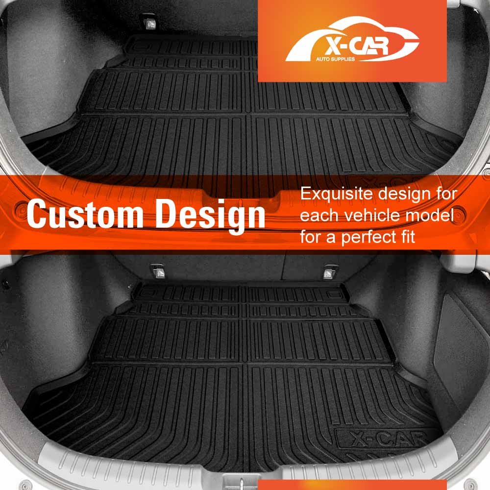 3D Floor Mats Boot Liner for Honda Civic Hatch 10th 2016-2021 All Weather Heavy Duty Cargo Car Trunk Luggage Tray