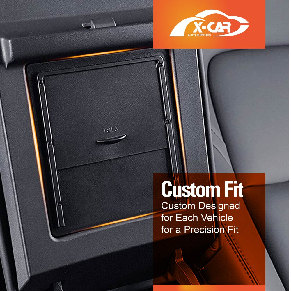 Centre Console Organizer for Tesla Model 3 2017-2023 Model Y 2021-2025 Armrest Hidden Storage Box
