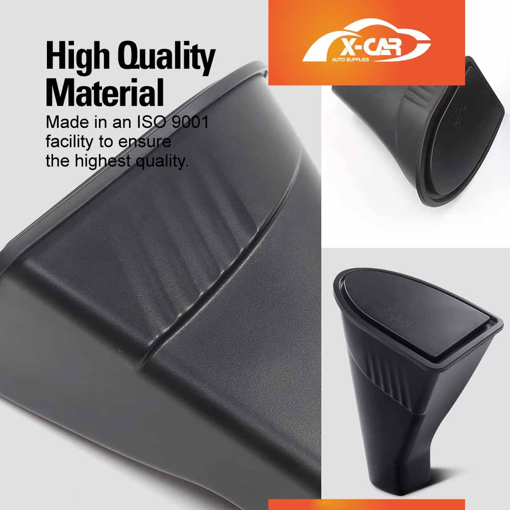 Front Door Side Trash Can for Tesla Model Y 2021-2025 with Lid Storage Bin Set of 2