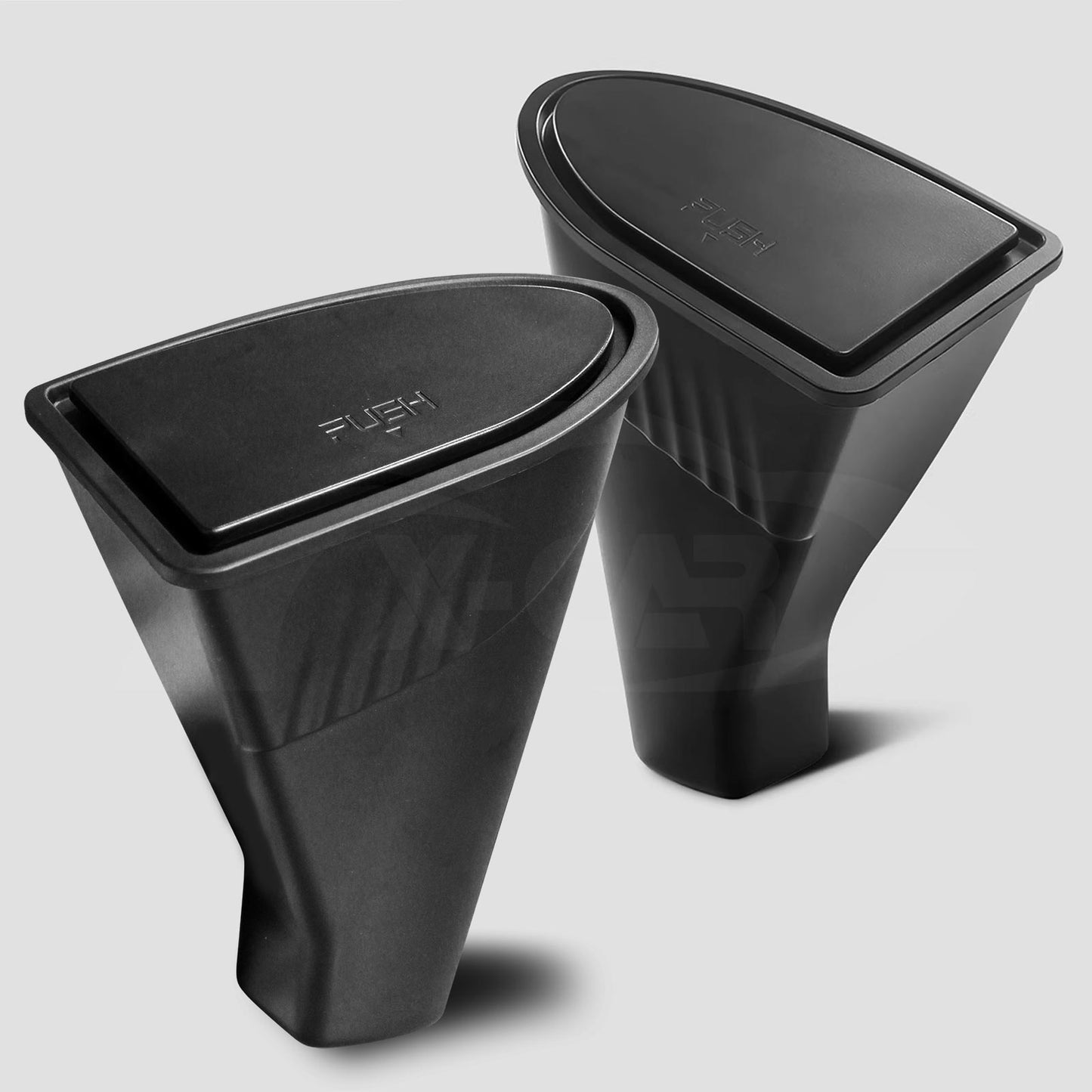 Front Door Side Trash Can for Tesla Model Y 2021-2025 with Lid Storage Bin Set of 2