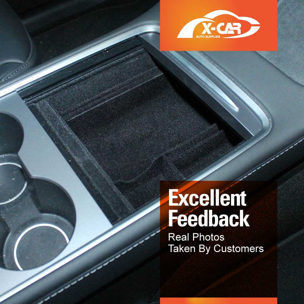 Centre Console Organizer Tray for Tesla Model 3 2017-2023 and Model Y 2021-2025 Armrest Storage Box Cubby Drawer Container