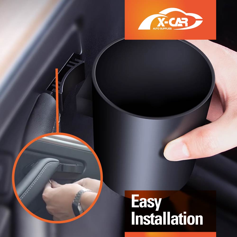 Interior Door Mount Car Cup Holder Rack for Tesla Model 3 2017-2023 and Model Y 2021-2025 Set of 2