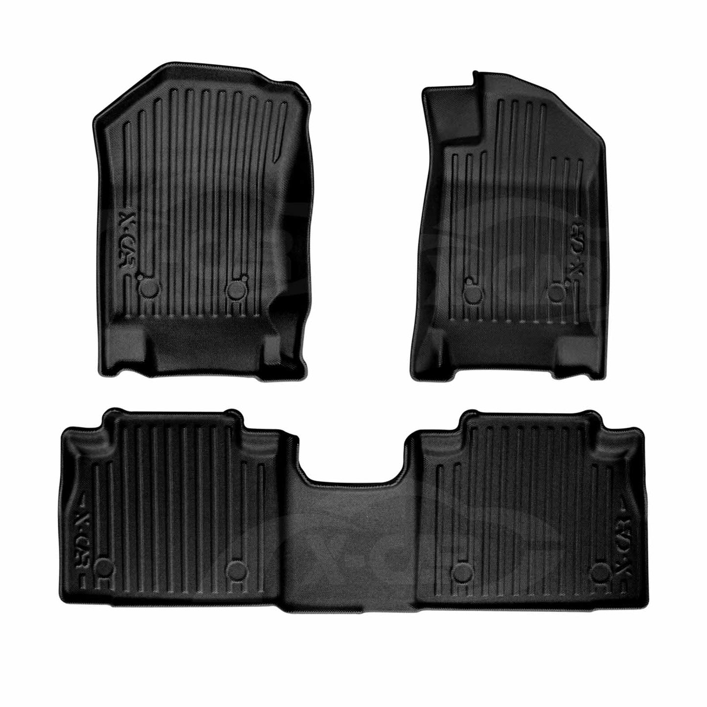 Front Rear Floor Mats for LDV D90 2017-2024 Heavy Duty All Weather Car Mats Carpet Liner Set