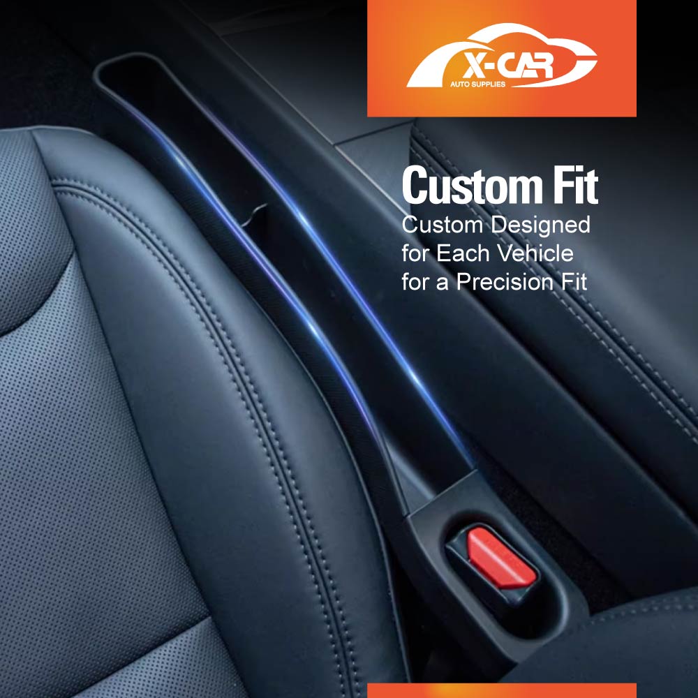 Car Seat Gap TPE Filler Box Organizer for Tesla Model 3 2017-2023 and Model Y 2021-2025 Extra Console Side Storage Accessories