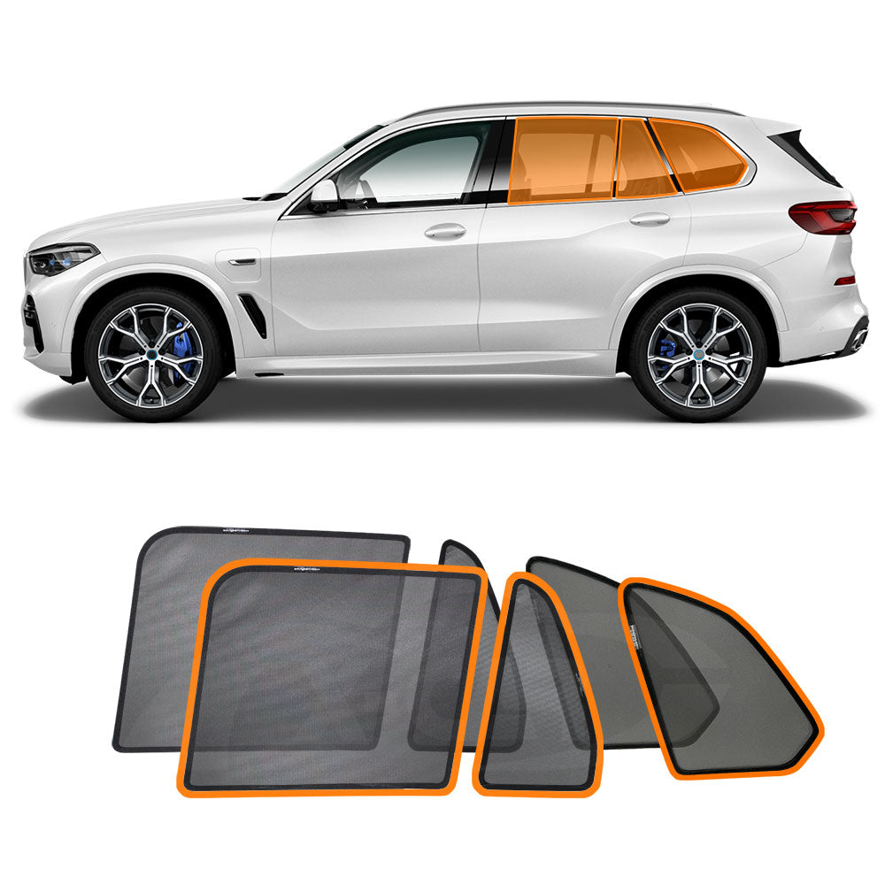Rear Port Window Sun Shade for BMW X5 2018-Onwards Car Sun Blind Mesh