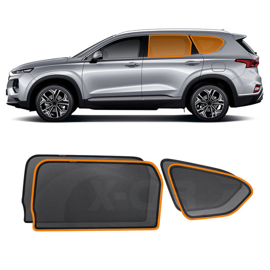 Rear Port Window Sun Shade for Hyundai SantaFe Santa Fe 2018-2023 Car Sun Blind Mesh