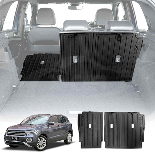 Back Seat Protector for Volkswagen T-Cross 2019-Onwards All Weather Heavy Duty Car Seat Kick Mats Cover