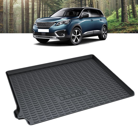 Heavy Duty Cargo Trunk Mat Boot Liner Luggage Tray for Peugeot 5008 2017 2018 2019 2020 2021