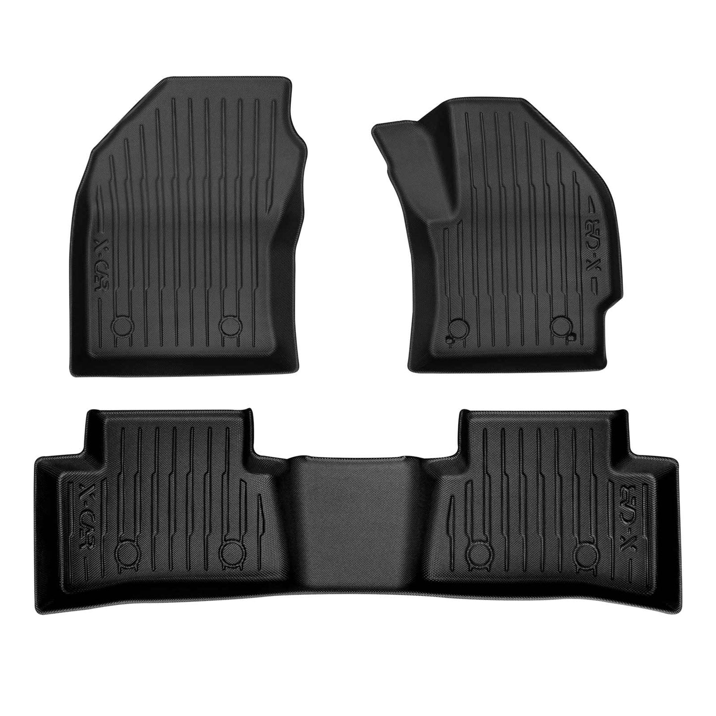 3D Floor Mats for Toyota Corolla Cross 2022-Onwards All Weather Heavy Duty Cargo Car Liners Full Set Carpet Accessories