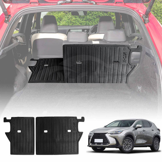 Back Seat Protector for Lexus NX250 NX350 NX350h NX450h 2022-Onwards All Weather Heavy Duty Car Kick Cargo Mats Cover