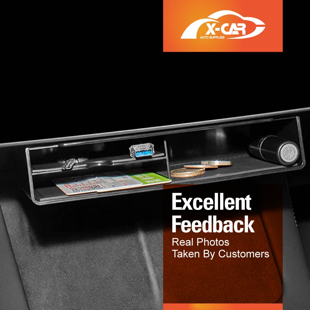 Tesla Model 3 2017-2023 and Model Y 2021-2025 Center Console Organizer Under Screen Storage Box Tray