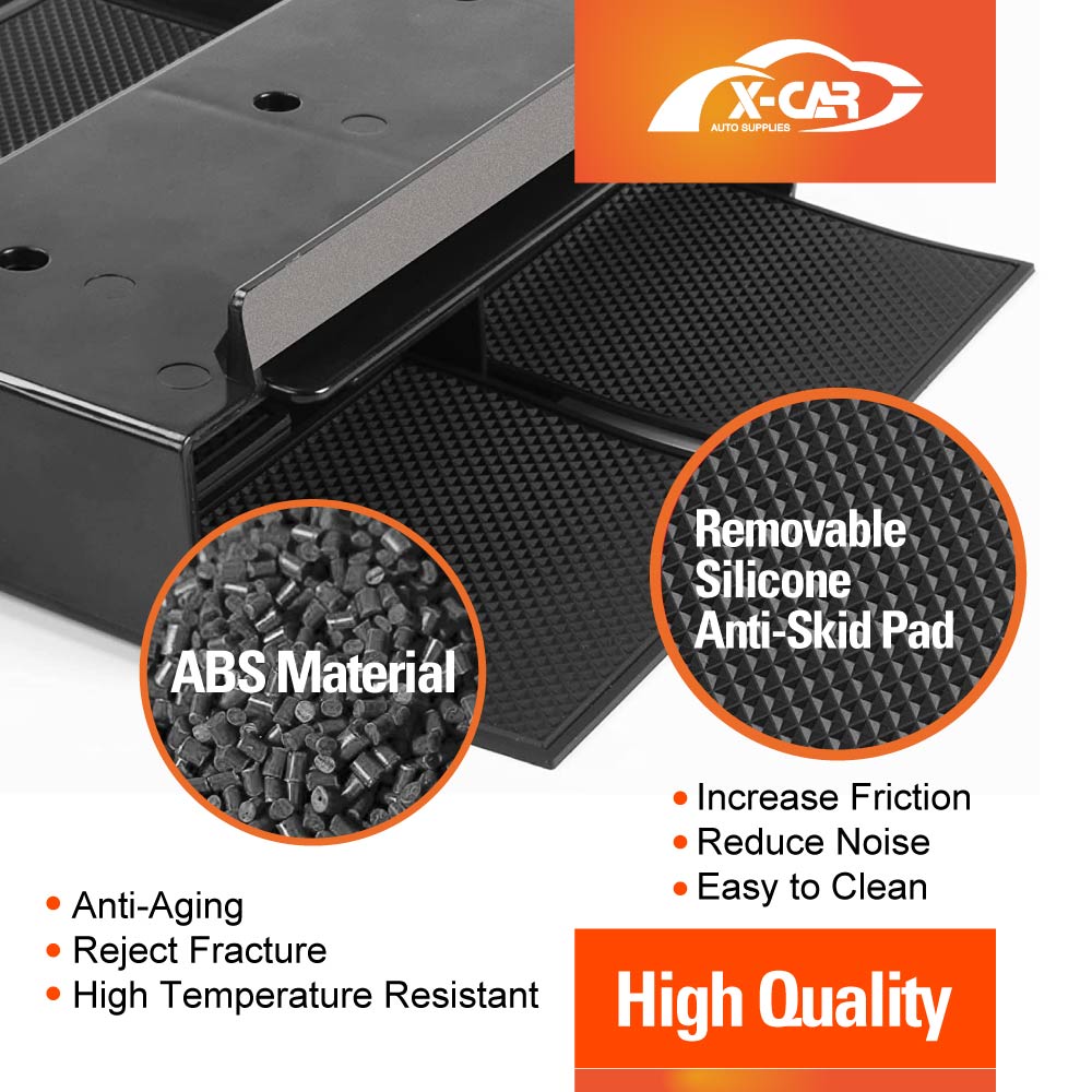 Tesla Model 3 2017-2023 and Model Y 2021-2025 Center Console Organizer Under Screen Storage Box Tray