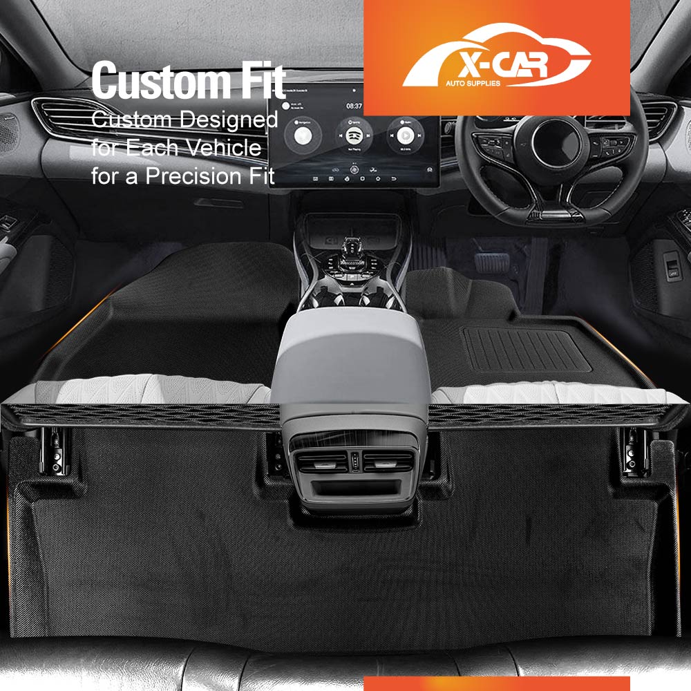 3D Floor Mats Boot Liner Set for BYD Seal 2023-Onwards All Weather Heavy Duty Toolbox Cargo Car Trunk Luggage Tray
