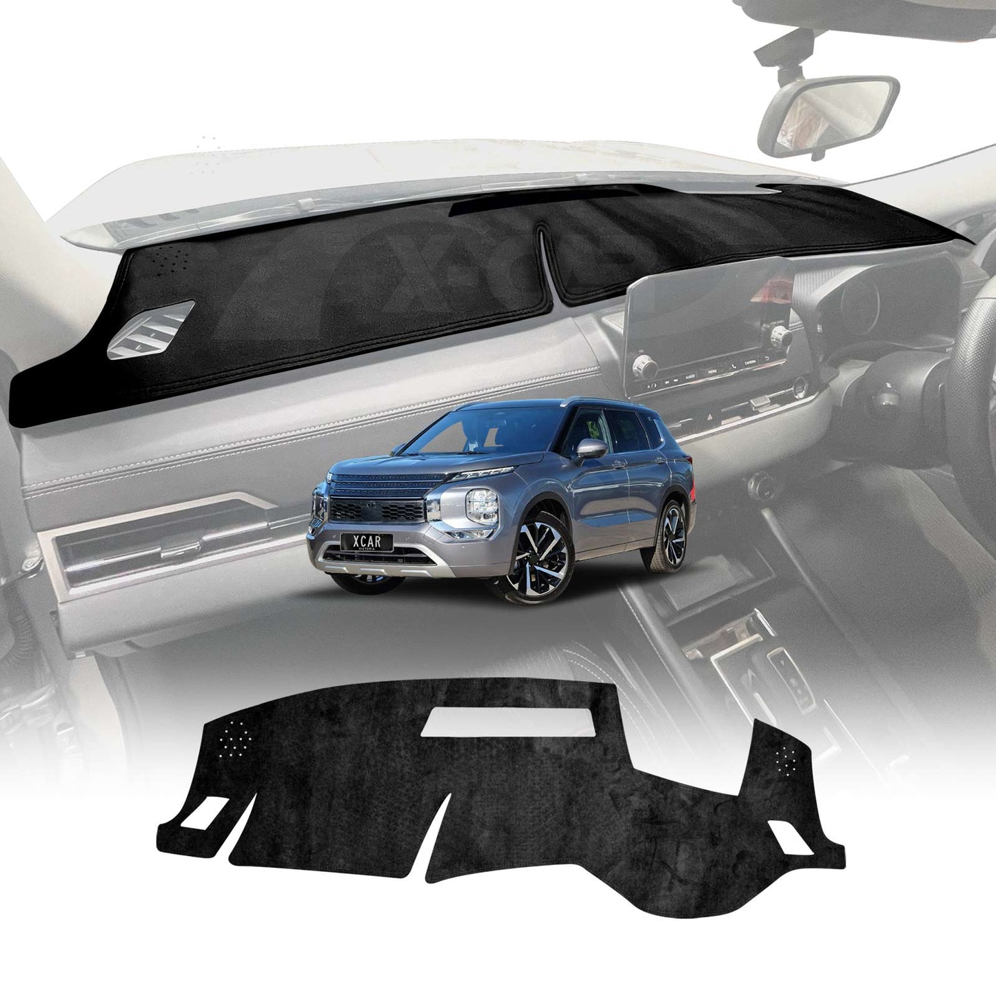 Dash Mat for Mitsubishi Outlander ZM series 2021-Onwards Non-Slip Microfiber Pad Cover Interior Accessories