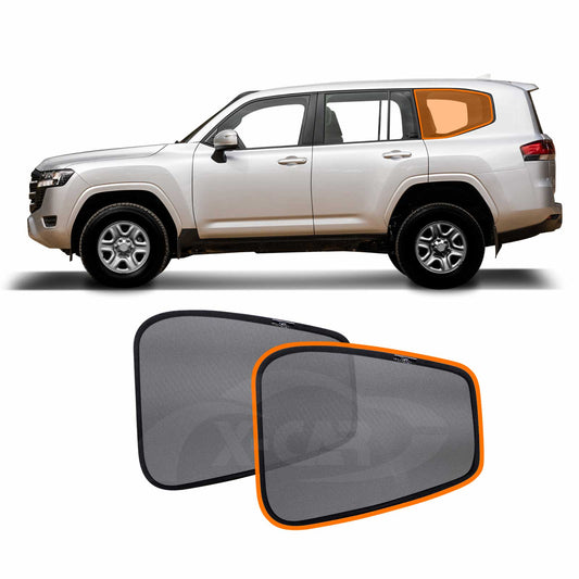 Port Window Sun Shade for Toyota Landcruiser 300 LC300 2021-2025 Car Sun Blind Mesh Third Row Window