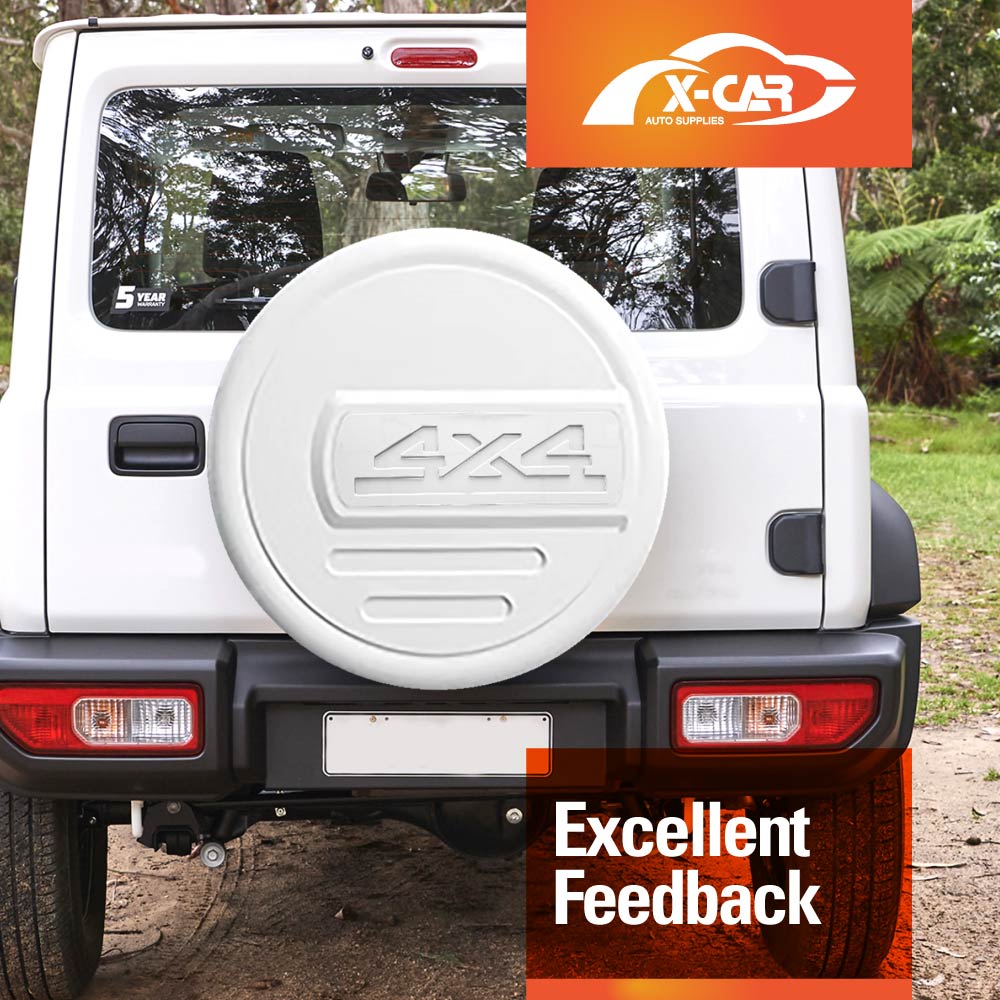 Spare Wheel Cover for Suzuki Jimny 3-Door 2018-2025 Spare Tire Protective Cover White Exterior Modification Accessories
