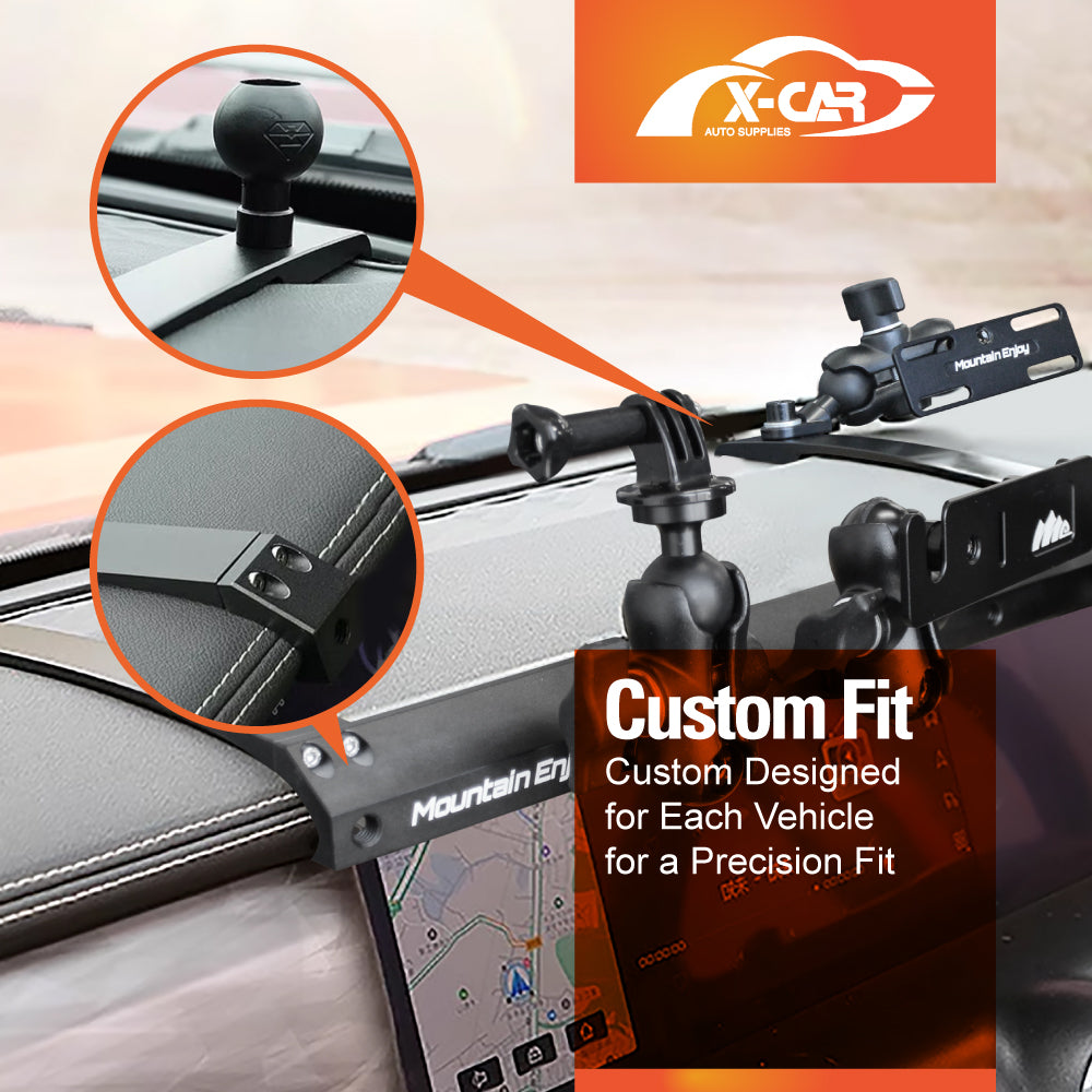 GWM Tank 300 2023-2025 Center Console Dash Integrated Bracket Mount Multi-function Walkie Talkie Two Way Radio Mobile Phone Holder Aluminium Alloy Accessories