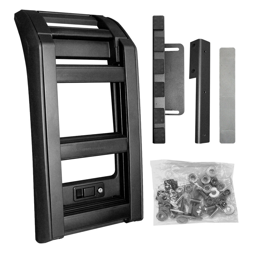 GWM Tank 300 2023-2025 Foldable Liftable Side Ladder Protective Frame Exterior Modification Accessories Aluminum Alloy Black