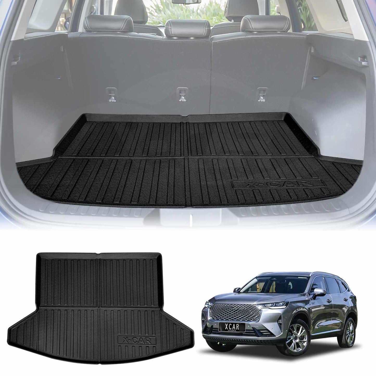 Boot Liner for GWM Haval H6 & H6 GT 2021-Onwards All Weather Heavy Duty Cargo Trunk Mat Luggage Tray