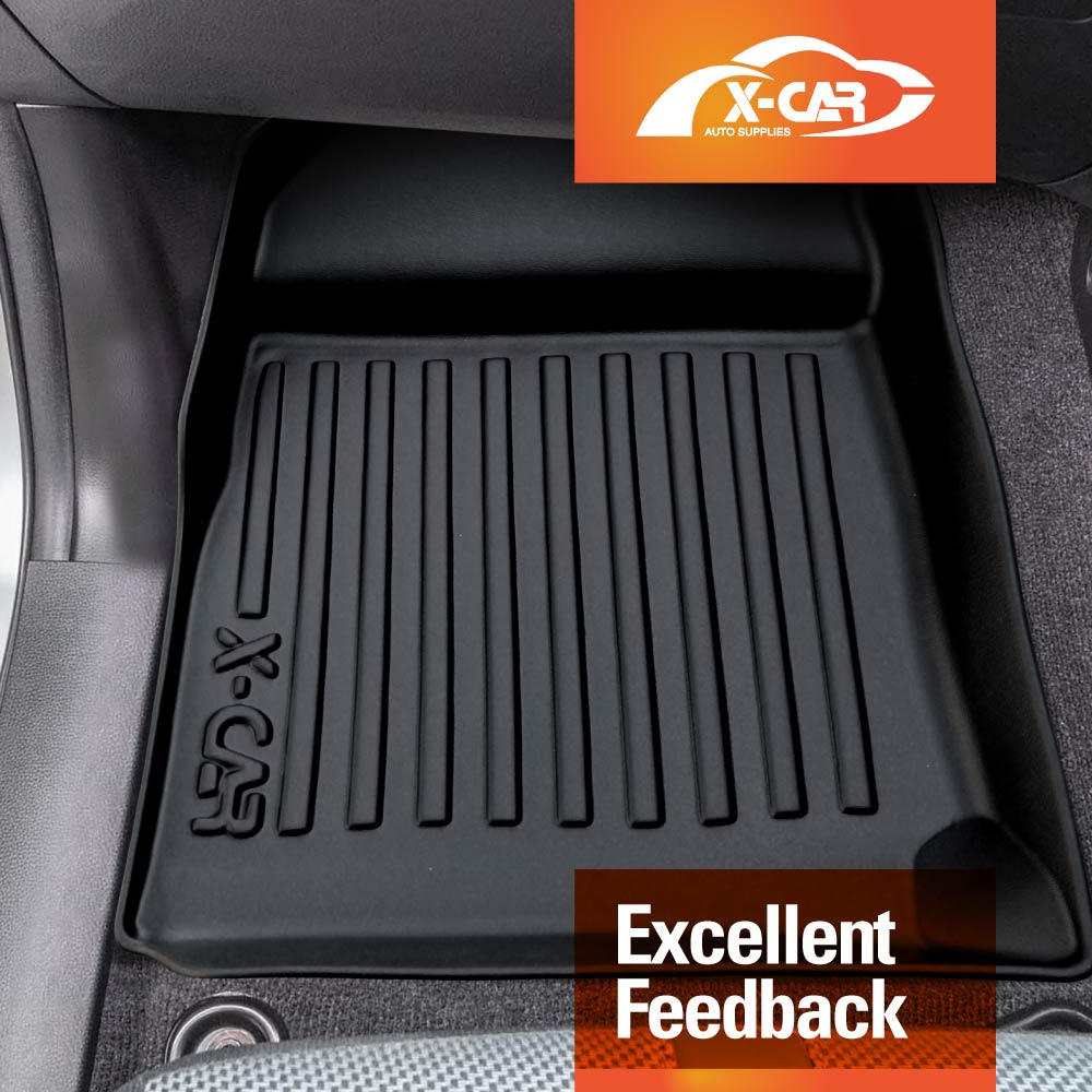 3D Floor Mats Boot Liner Set for Isuzu MU-X MUX 2022-Onwards All Weather Heavy Duty Cargo Kick Mats Back Seat Protector Cover