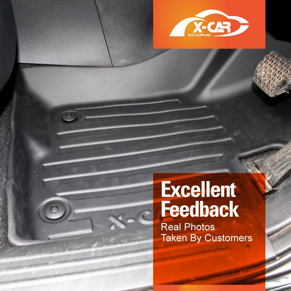 Front Rear Floor Mats for Mazda CX-8 CX8 2018-2024 Heavy Duty All Weather Car Mats Carpet Liner Set