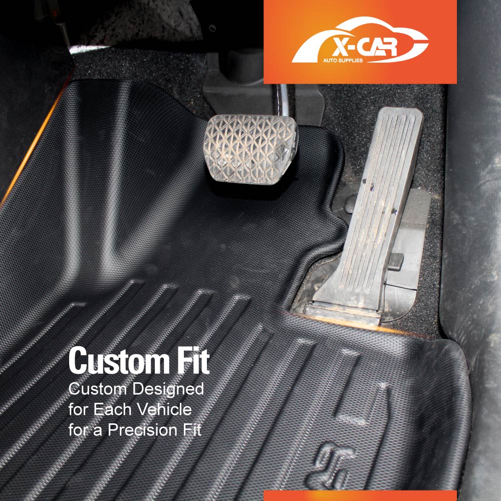 3D Floor Mats Boot Liners Set for Mazda CX-8 CX8 2018-2024 All Weather Heavy Duty Cargo Car Trunk Luggage Tray