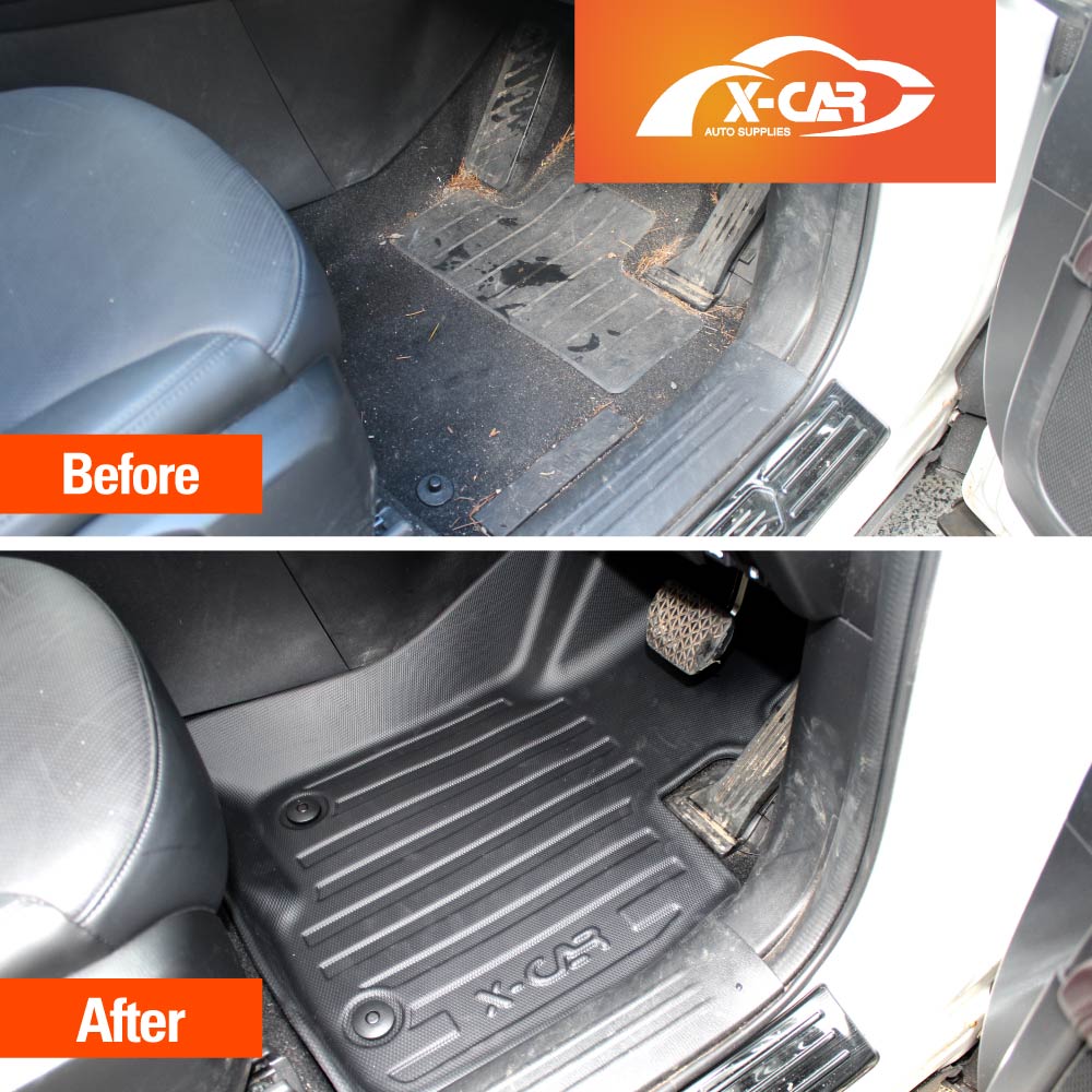 Front Rear Floor Mats for Mazda CX-8 CX8 2018-2024 Heavy Duty All Weather Car Mats Carpet Liner Set