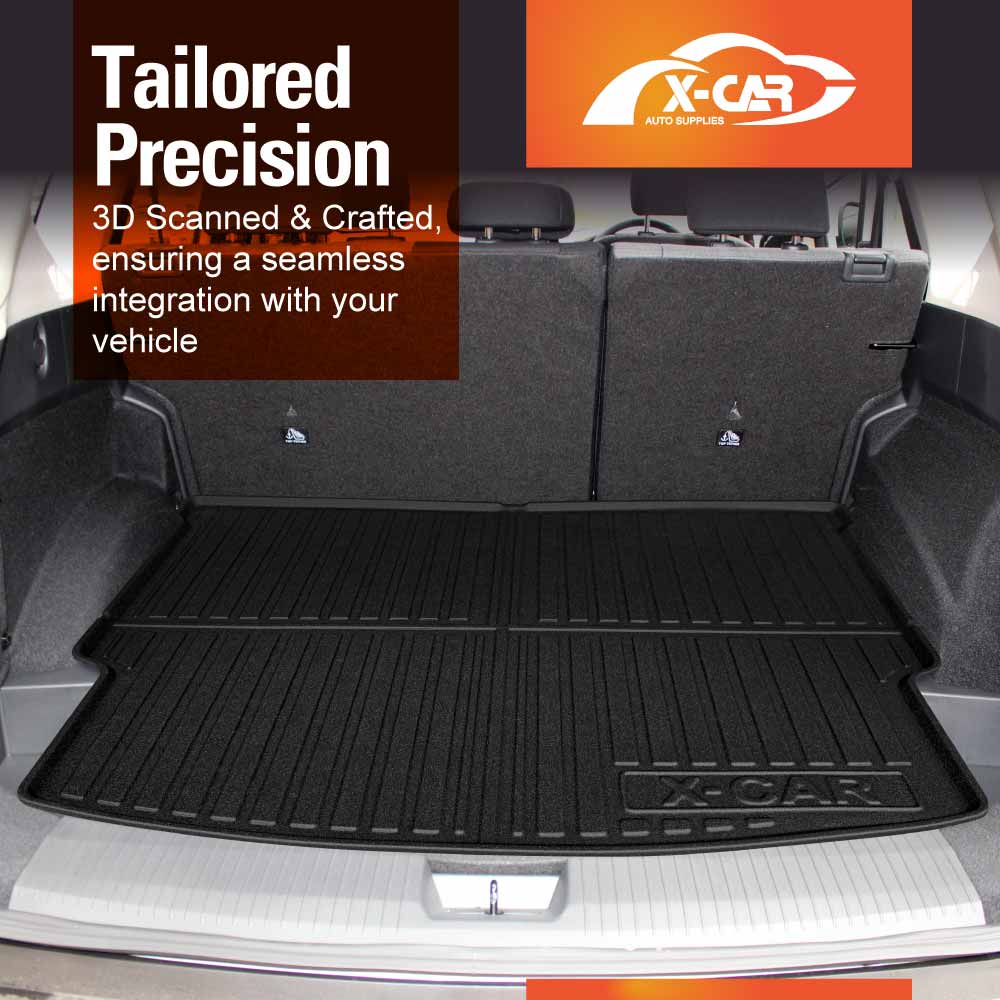3D Floor Mats Boot Liner Set for Nissan X-trail Xtrail T33 5 Seat Petrol 2022-Onwards All Weather Heavy Duty Cargo Car Trunk Luggage Tray