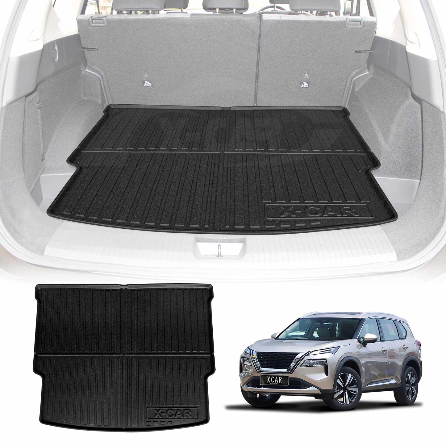 Boot Liner for Nissan X-trail Xtrail T33 5 Seats 2022-Onwards Heavy Duty Cargo Trunk Mat Luggage Tray