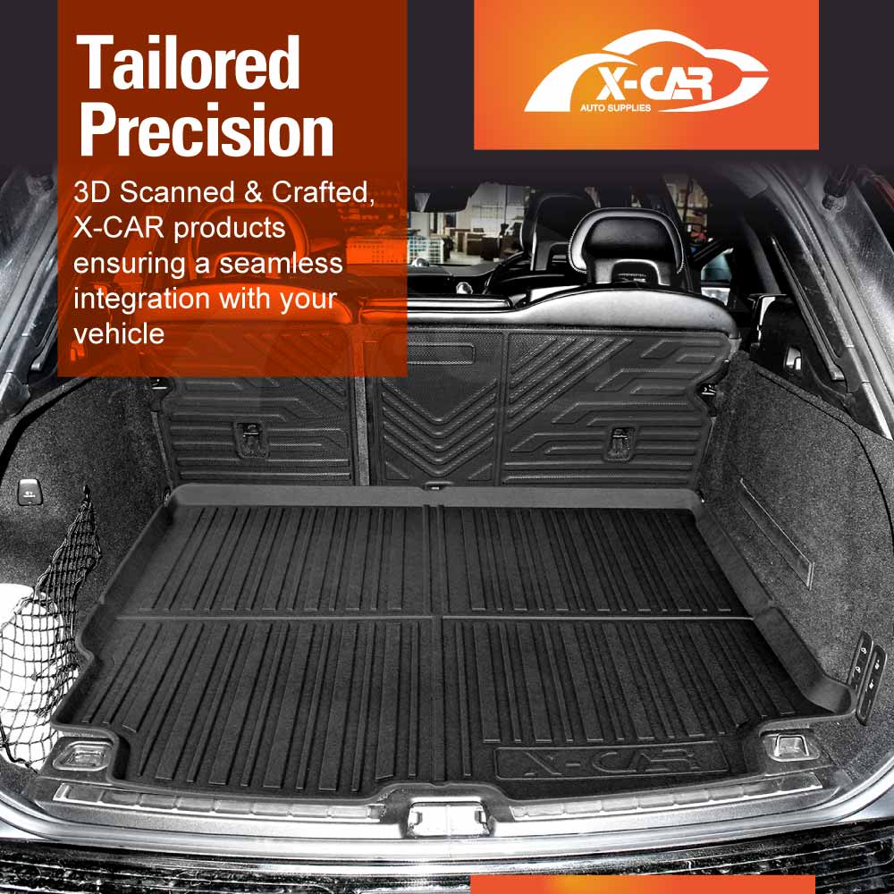 3D Floor Mats Boot Liner Set for Volvo XC60 XC 60 2017-Onwards All Weather Heavy Duty Cargo Car Trunk Luggage Tray
