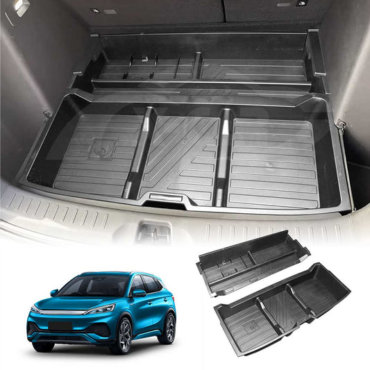 BYD Atto 3 2022-2025 Car Rear Trunk Storage Box Cargo Organizer Tray Accessories
