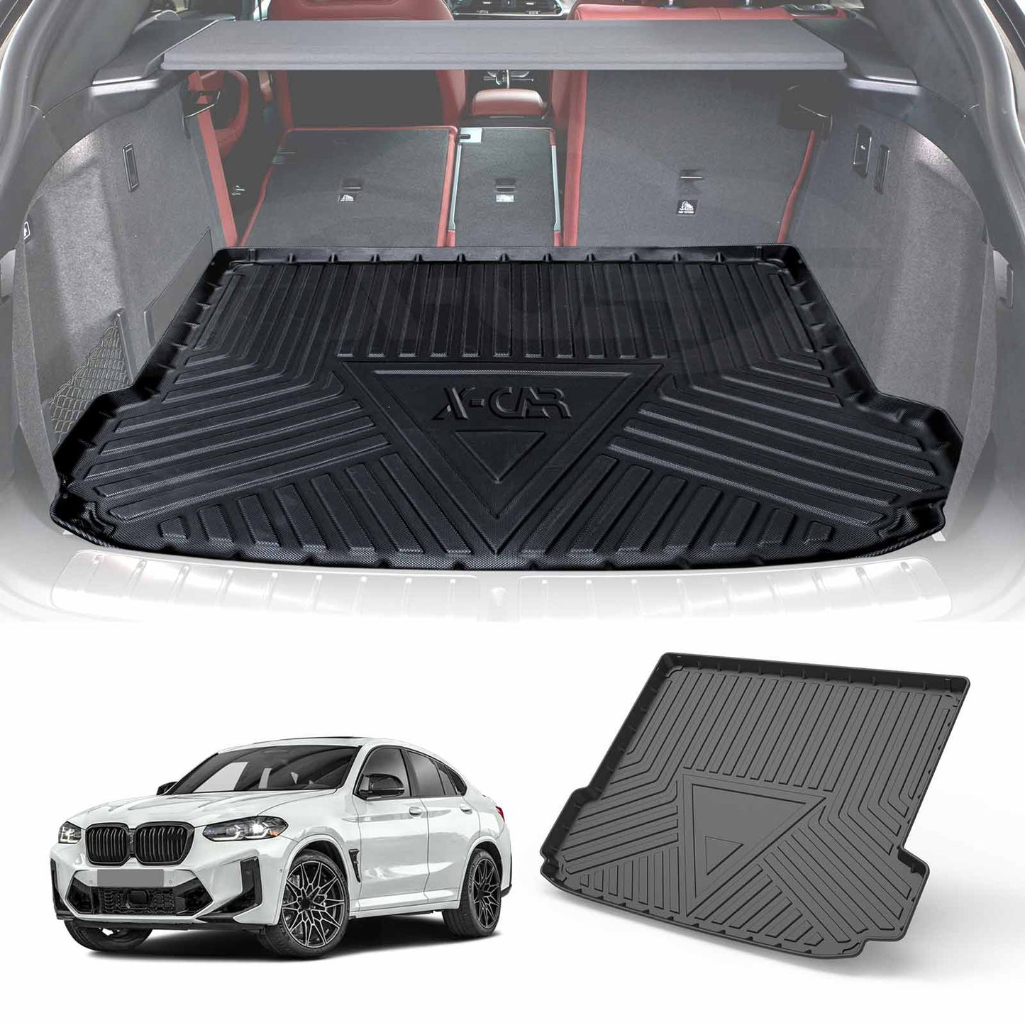 Boot Liner for BMW X4 G02 2018-Onwards Heavy Duty Cargo Trunk Cover Mat Luggage Tray