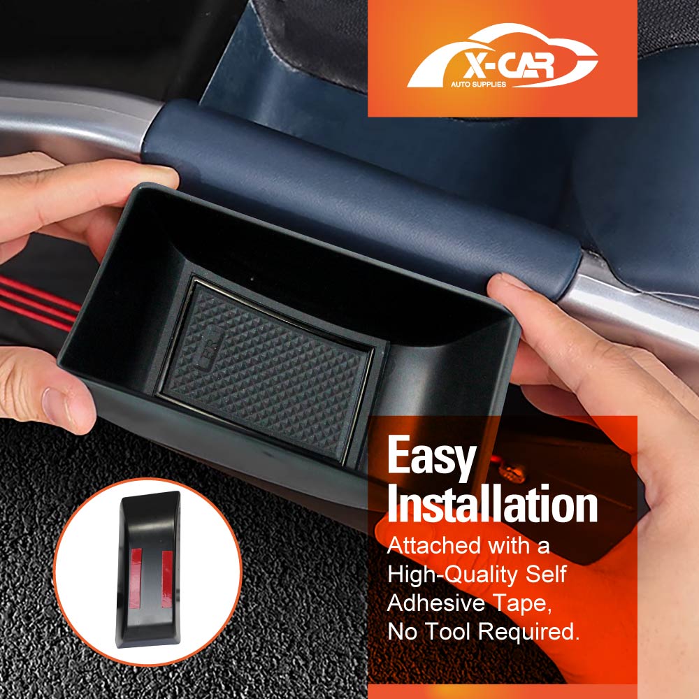 BYD Atto 3 2022-2025 Car Door Side Storage Box Tray Organizer Accessories Front and Rear Row Set of 4