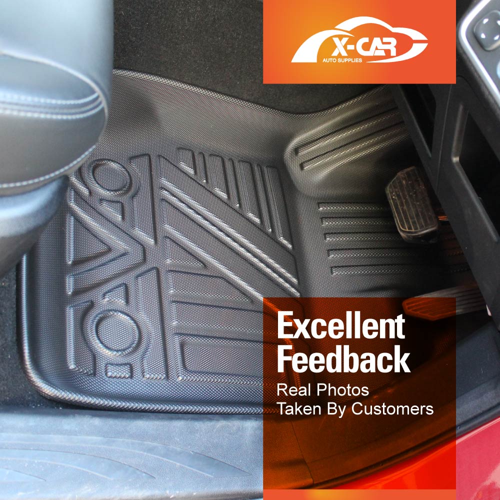 3D Floor Mats for GWM Cannon/Cannon-L/Cannon CC/Cannon-L CC 2021-Onwards Heavy Duty All Weather Car Mats Carpet Liner Set