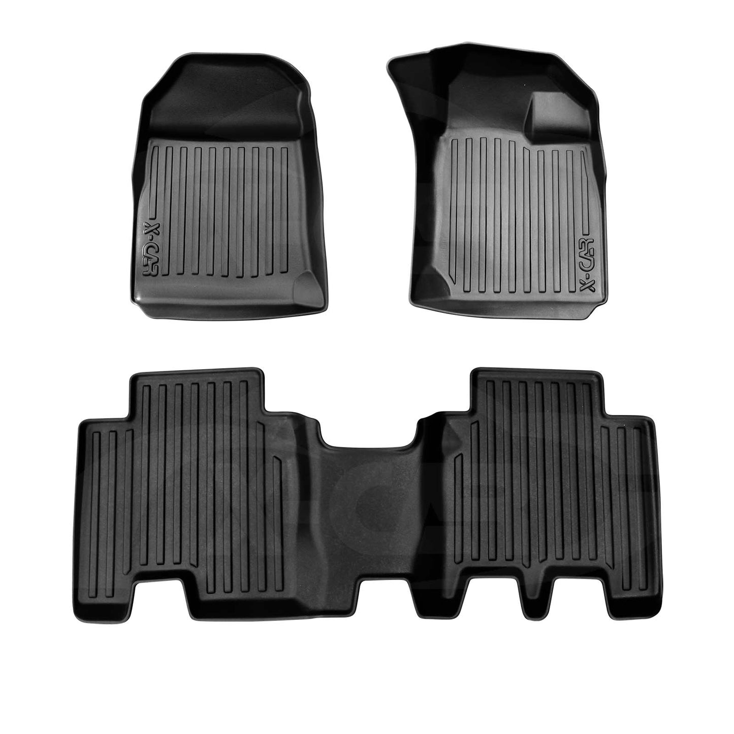 3D All-Weather Floor Mats for Isuzu MU-X MUX 2022-2025 Heavy Duty Car Floor Liners Full Set Carpet