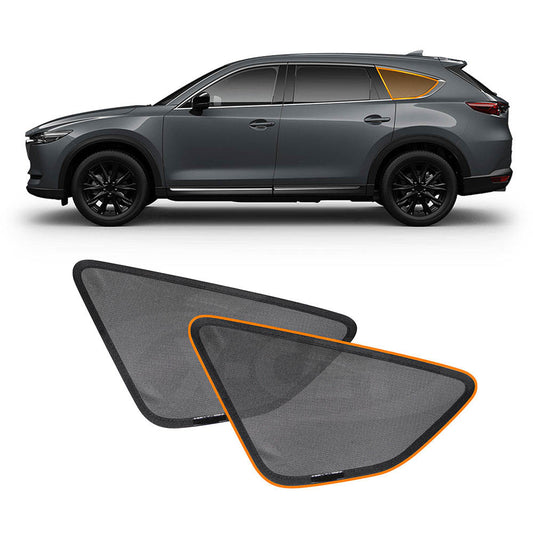 Port Window Sun Shade for  Mazda CX-8 CX8 2018-2024 Car Sun Blind Mesh Third Row Window